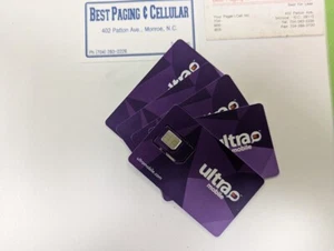 Ultra Mobile BYOD GSM Triple cut Sim Card expires 12/3/27 QUICK-2-SHIP - Photo 1 sur 2
