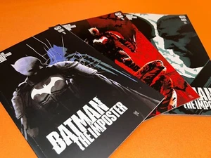 BATMAN L'IMPOSTORE (2021) #1 2 3 - DC BLACK LABEL SORRENTINO COPERTINE IN PERFETTE CONDIZIONI LOTTO RUN - Foto 1 di 4