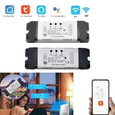 Funkmodul Steuerschalter Garagen?ffner Controller Offene Fernbedienung Wei? - Bild 1 von 4