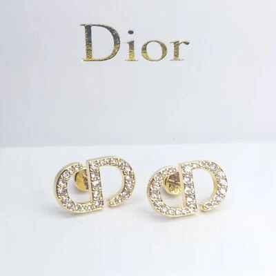 DIOR CD STUD EARRINGS - Box & Dust Pouch included. - Image 1 of 3