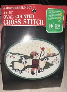 Hirtenjunge 1987 gezählter Kreuzstich 4”x5,5” von Designs für die Nadel #4108 - Bild 1 von 4