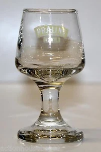 PRALINE LIQUEUR Stem Shot Glass 3 1/2" Tall - Imagen 1 de 2