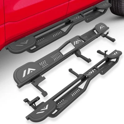For Ram 1500 Double/ExtendedCab 2002-2008 3- Raised Steps Side Running Boards - Изображение 1 из 4