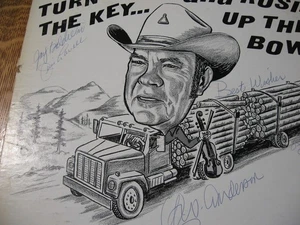 SIGNED !! C.W. ANDERSON FIDDLE TUNES SOUTH DAKOTA SIGNED PRIVATE LP - Foto 1 di 4