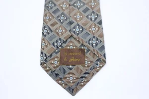Lo jacquard di BRIONI dis n1940 men's silk neck tie made in Italy - Imagen 1 de 5