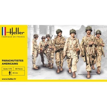 PARACADUTISTI AMERICANI HELLER,SCALA 1:72 COD. 496651 - Immagine 1 di 1