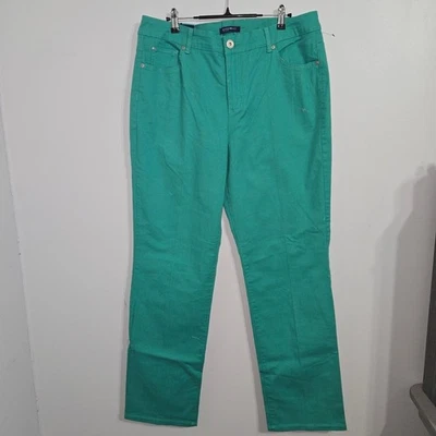 Pantalones Bandolino Verde Pierna Recta Talla 16 P#34 Foto 1 de 4