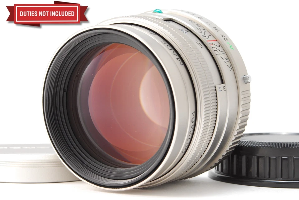 [Casi Como Nuevo] Lente Plateada Limitada SMC Pentax-FA 77mm F/1.8 Montaje K de JAPÓN Foto 1 de 4