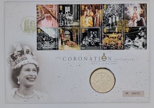 GB 2003 Royal Mint Five Pound £5 Coin Cover FDC Brilliant Uncirculated BUnc BU - Picture 1 of 6