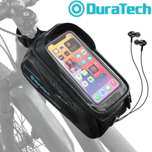 DURATECH Bike Phone Front Frame Bag Waterproof Bike Phone Bag W/TPU Touch Screen - Picture 1 of 15