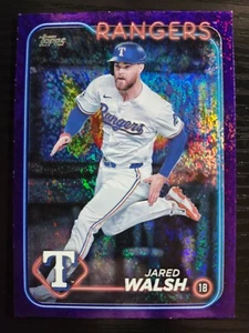 2024 Topps Jared Walsh Purple Foil /799 #US286 Rangers - Picture 1 of 2