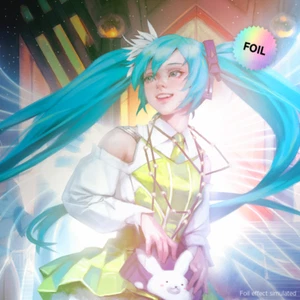 MTG Secret Lair x Hatsune Miku : Winter Diva JP - Rainbow Foil - Photo 1/7