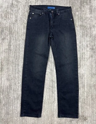 Pantalones de mezclilla Perry Ellis para niños 10 negros pierna recta informales Foto 1 de 4