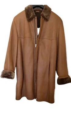 Abrigo Boss Hugo Boss 100 % piel de cordero suave/piel para hombre talla L Foto 1 de 4