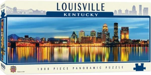 Cityscapes - Louisville 1000 Piece Panoramic Jigsaw Puzzle - Picture 1 of 3