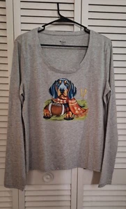 Camiseta de manga larga Tennessee Volunteers Smokey Dog para mujer Miss Talla XL (16-18) - Imagen 1 de 2