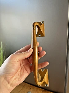 GOOD QUALITY ANTIQUE ART NOUVEAU BRONZE DOOR PULL HANDLE DRAWER CABINET CHEST - Picture 1 of 14