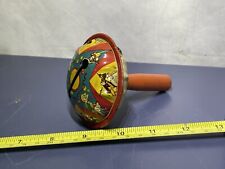 VTG US Metal Toy Tin New Years Party Music Dancer Shaker Rattle Noisemaker R1D4