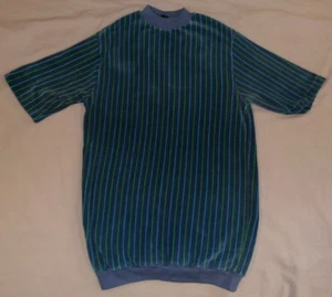 VTG 60ER 70er SEARS HERREN STORE VELOUR GESTREIFT PULLOVER SHIRT Gr.L BEACH MOD SURFER - Bild 1 von 4