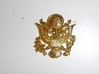 E2062 Us Ww 2 Wasp Wac Waac Officers Hat Emblem Eagle Pin Back Gold Small R8a