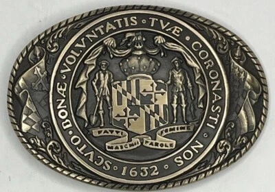 TONY LAMA ~FIRST EDITION (STATE SERIES) BRASS BUCKLES (YOUR CHOICE!) 2/19 LOOK! - Image 1 of 2