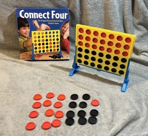 Milton Bradley MB Connect Four 2002 4 juego de mesa familiar damas completo - Imagen 1 de 6
