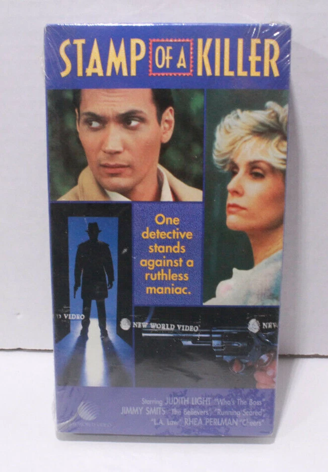 STAMP OF A KILLER [Vhs]  Promo Copy New World Video 1987 Water Mark NEW Sealed - Image 1 of 4