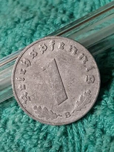 WW2 1 Reichspfennig~ Germany, Heavily Circulated With Flaws , 3rd Reich - Picture 1 of 10