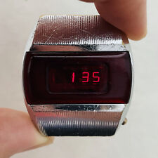 RARE Electronika 1 Red Pulsar USSR Watch Soviet Vintage Electronica Led OLD 80’s