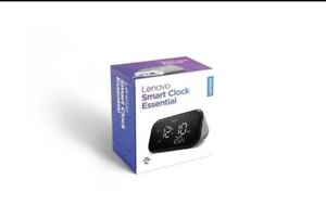 Lenovo Smart Clock Essential with Google Assistant - Hemp Grey - Open Box