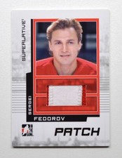 2009-10 ITG Superlative Game Used Patches Gold #SP30 Sergei Fedorov (1 of 9)