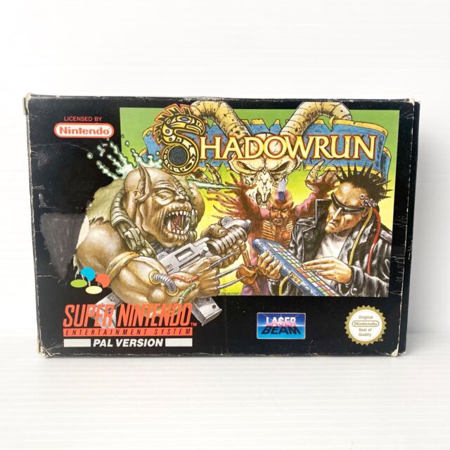 Shadowrun Versão Americana Para Snes Super Nintendo Salvando