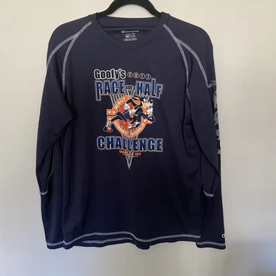 Camisa RunDisney Goofy's Race and a Half Challenge 2011 manga larga talla pequeña Foto 1 de 4