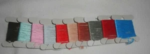 Hilos varados de anclaje 10 cuartos de madejas en bobinas de papel Los colores pueden variar - Imagen 1 de 1