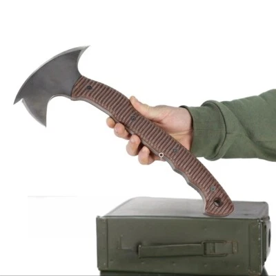 Custom Handmade High Carbon Steel Tactical Tomahawk Axe Hand Forged Throwing Axe - Image 1 of 3