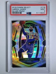 2018 Panini Select Lebron James #118 Silver Premier Level - PSA 9 - Picture 1 of 2