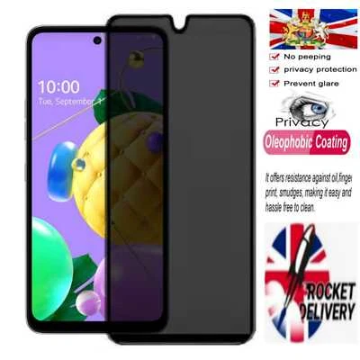 Anti-Spy Privacy Glass Full Cover For Honor 50 OnePlus 10R Ace Realme GT Neo3 - Image 1 of 3