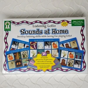 Listening Lotto Sounds at Home CD & 12 Photo Game Boardgame Audio KE-846006 NIB - Picture 1 of 4