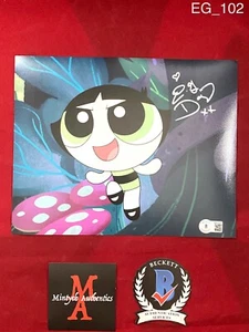 ELIZABETH E.G. DAILY AUTOGRAPHED SIGNED 8x10 PHOTO! POWERPUFF GIRLS BECKETT COA! - Picture 1 of 1