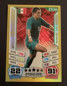 2014 Mexico Match Attax Javier Hernandez World Cup #259 MOM - Picture 1 of 2
