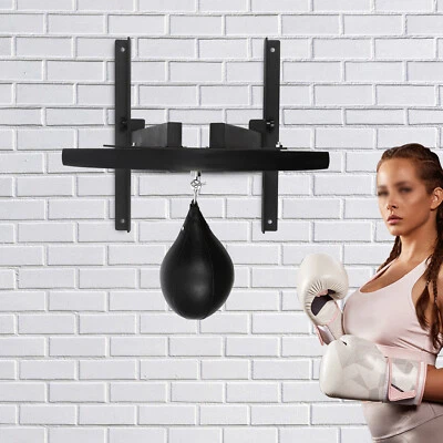 Bolsa de velocidad plataforma montadas en la pared bolsas de velocidad para boxeo altura ajustable con bomba Foto 1 de 4
