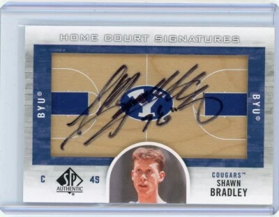 2012-13 Upper Deck SP Basketball Home Court Signatures Autograph Shawn Bradley - Image 1 of 2