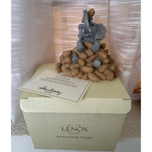 Statuina elefante in resina Lenox ELEPHANT'S BUONA FORTUNA - Foto 1 di 11
