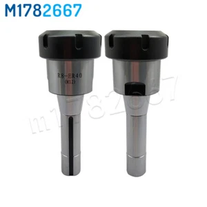 R8-ER40 M12 Supporto Mandrino Collettore Gambo Dritto per Fresatrice CNC R8 Perno - Foto 1 di 5