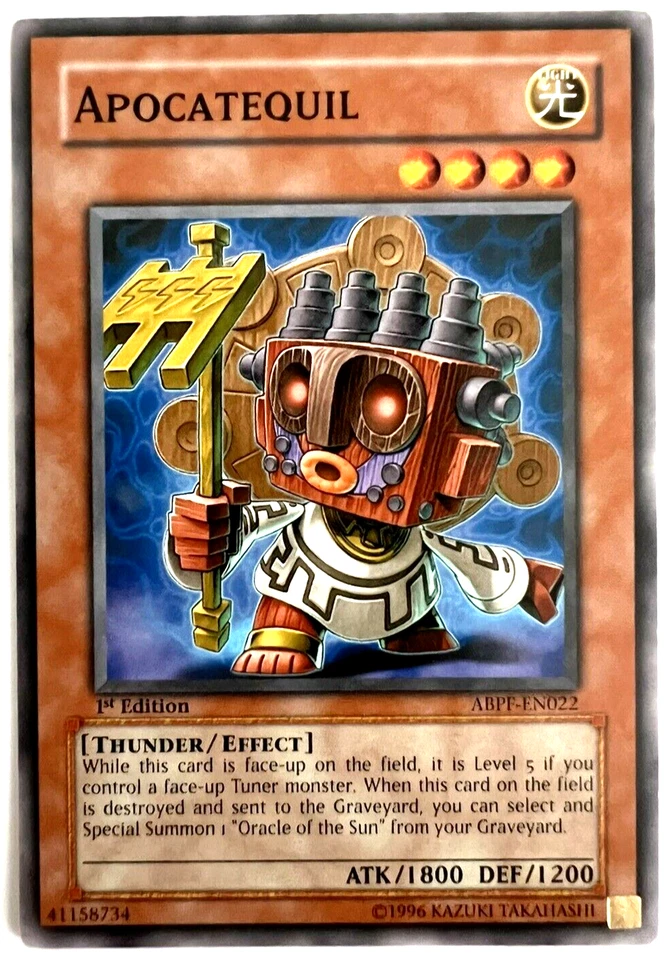 YuGiOh! - Apocatequil - ABPF-EN022 - 1st Edition - Common - Image 1 of 1