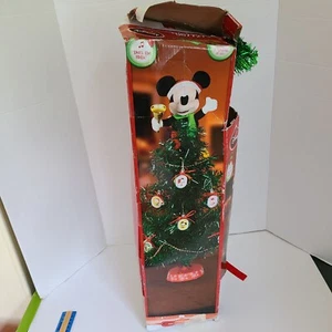 2015 Gemmy Disney Tabletop Musical Christmas Tree 0677273 Tested - Picture 1 of 11