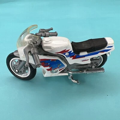 Yatming Sport Bike Motorcycle White w/Fairing #1336 - Vintage Yatming - Image 1 of 4