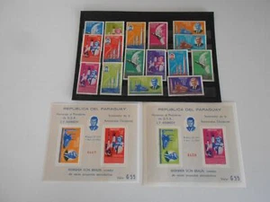 Paraguay Marken AuB Block 60/61 MNH postfrisch Space - Imagen 1 de 1