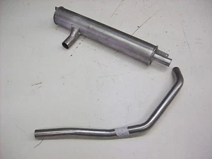 BMW 2000 2000CS 1800 new class muffler tailpipe exhaust year 66-72 - Picture 1 of 1