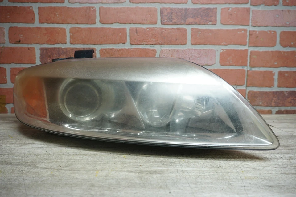 2007-2009 AUDI Q7 4L FAROL DIANTEIRO DIREITO DO PASSAGEIRO ESCONDIDO XENÔNIO AFS FABRICANTE DE EQUIPAMENTO ORIGINAL* - Imagem 1 de 4